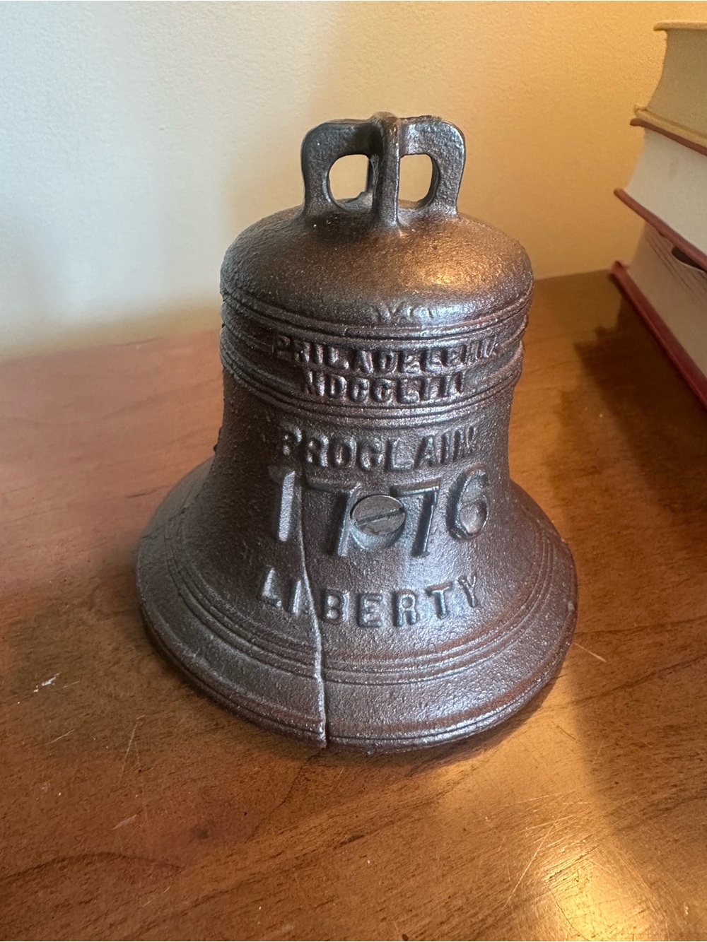 RARE Vintage 1926 Philadelphia Sesquicentennial Liberty Bell Cast Iron Bank